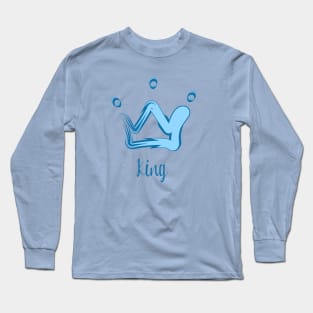 King Crown design Long Sleeve T-Shirt